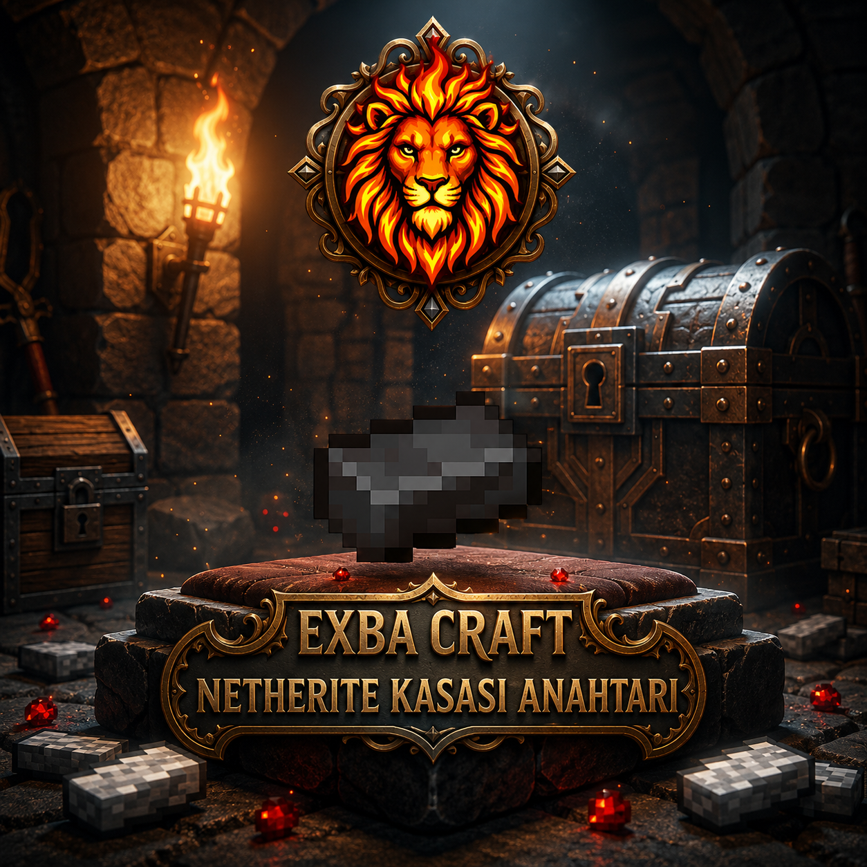 NETHERİTE KASASI ANAHTARI